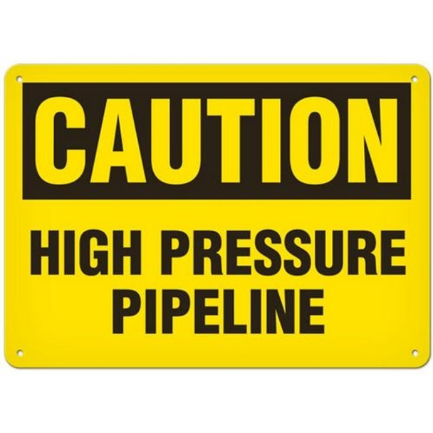 OSHA Safety Sign | Caution Pipeline | INCOM SS2035