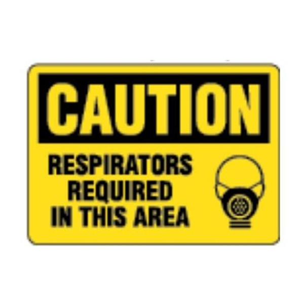 OSHA Safety Sign | Caution Resp Req'd | Incom Signs | All Safety