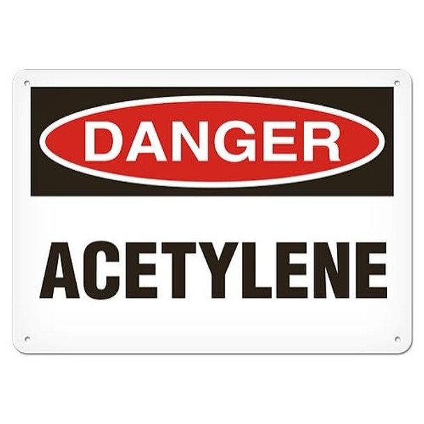 OSHA Safety Sign | Danger Acetylene | Incom Signs | All Safety