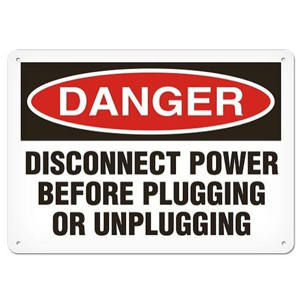 OSHA Safety Sign | Danger Disconn Power | Incom Signs | All Safety