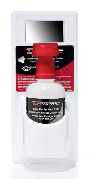 Complete Eye Wash Station with Panel | 1L Bottle | Dynamic FAEWS6514F   Safety Supplies Canada