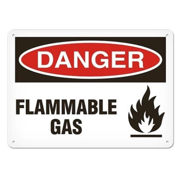 OSHA Safety Sign | Danger Flammable Gas | INCOM SS1028V, SS1028A, SS1028P, SC1028V, SC1028A, SC1028P, SA1028V, SA1028P