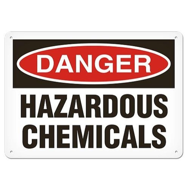 OSHA Safety Sign | Danger Haz Chem | INCOM SS1062