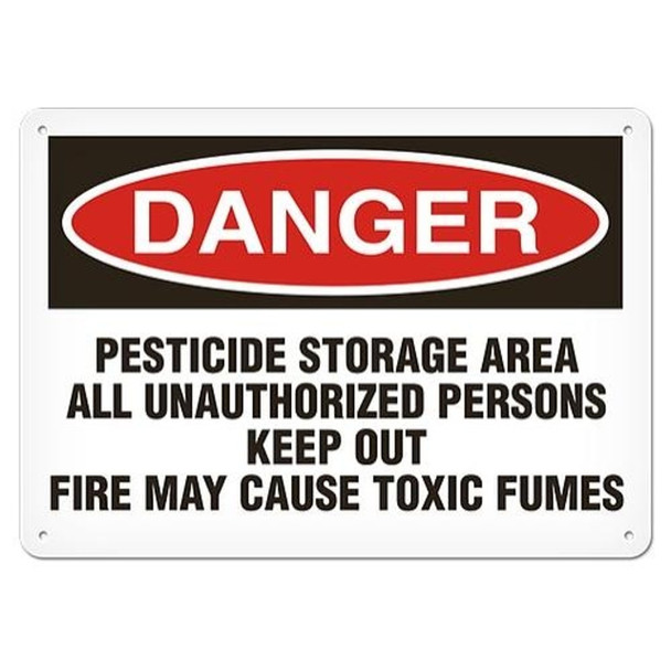 OSHA Safety Sign | Danger Pest Unauth | Incom Signs | All Safety
