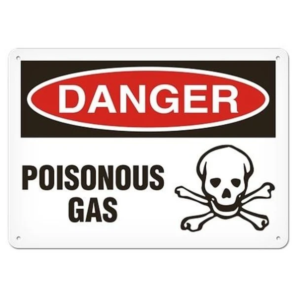 OSHA Safety Sign | Danger Poisonous Gas | Incom Signs | All Safety