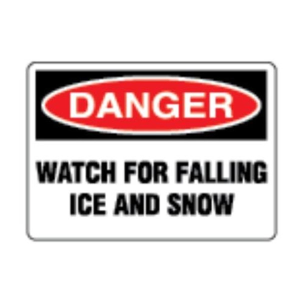 Danger Watch For Falling Ice And Snow | Incom Signs | All Safety
