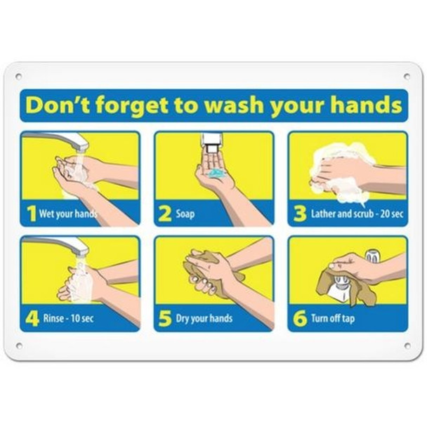 OSHA Safety Sign | Don't Forget To Wash Your Hands | Incom Signs | All Safety