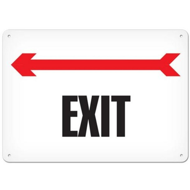 OSHA Safety Sign | Exit With Left Arrow | Incom Signs | All Safety