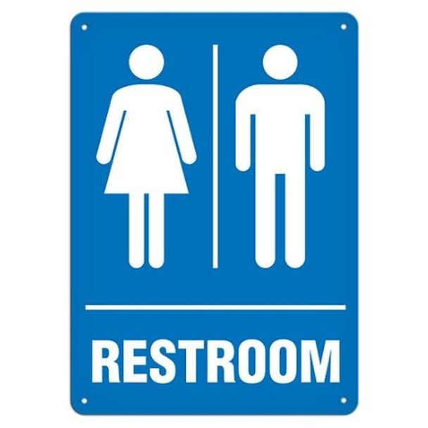 OSHA Safety Sign | Mixed Gender Restroom | INCOM SS5057V, SS5057A, SS5057P, SC5057V, SC5057A, SC5057P, SA5057V, SA5057P