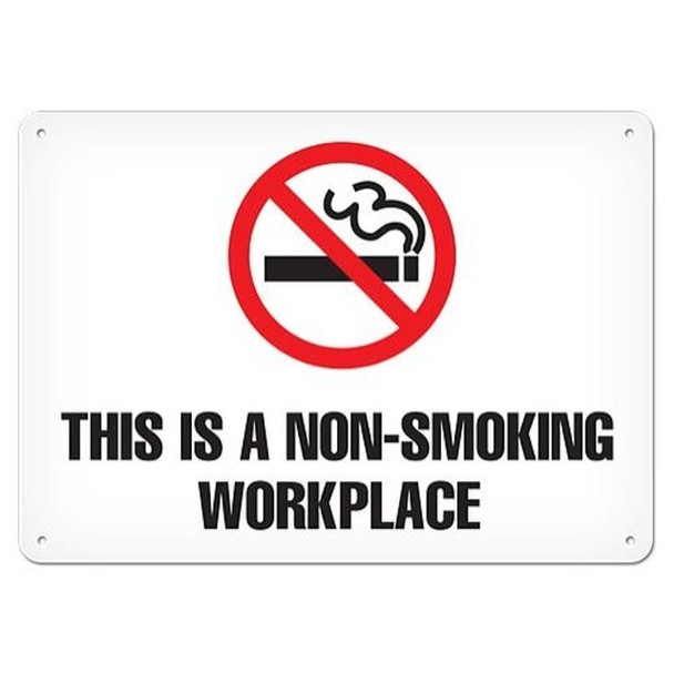 OSHA Safety Sign | Non Smoking Work Place | INCOM SS5063V, SS5063A, SS5063P, SC5063V, SC5063A, SC5063P, SA5063V, SA5063P