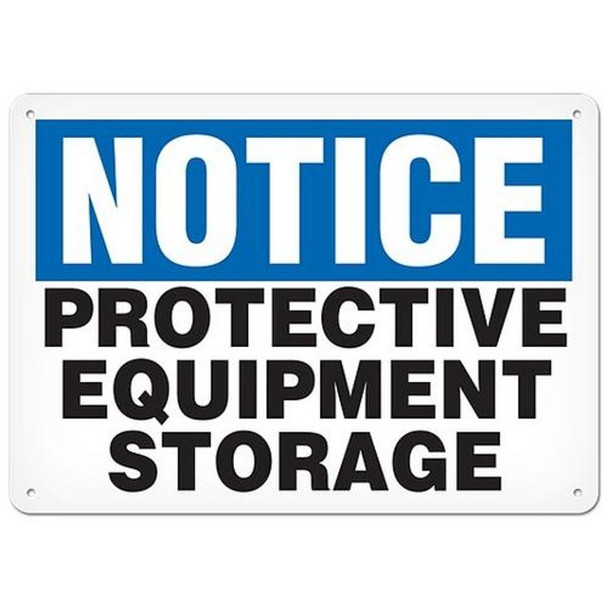 OSHA Safety Sign | Notice Protective Equipment Storage | Incom Signs | All Safety