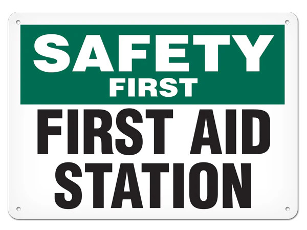 OSHA Safety Sign | Safety First First Aid Station | Incom Signs | All Safety