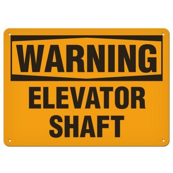 OSHA Safety Sign | Warning Elevator Shaft | Incom Signs | All Safety