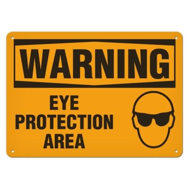 OSHA Safety Sign | Warning Eye Protect Area | Incom Signs | All Safety