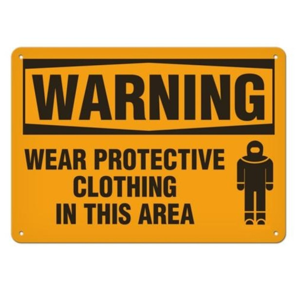 OSHA Safety Sign | Warning Wear Protective Clothing In This Area | Incom Signs | All Safety