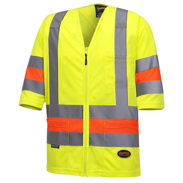Short-Sleeved Quebec Traffic Shirt | Pioneer 6019| All Safety