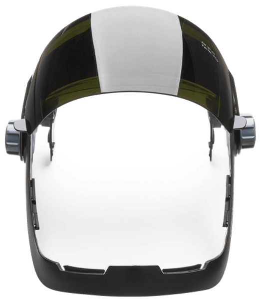 QUAD 500 Faceshield Clear Antifog PC Shd 5 FLIP w/HHIS | Jackson Safety 14235