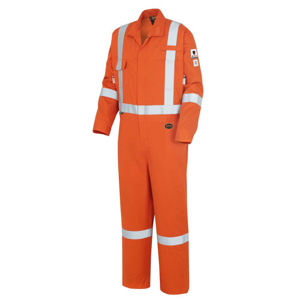 Hi-Viz Coverall "The Rock" FR-Tech W/ 2" Reflective Tape | Pioneer 7708A/7708AT | All Safety