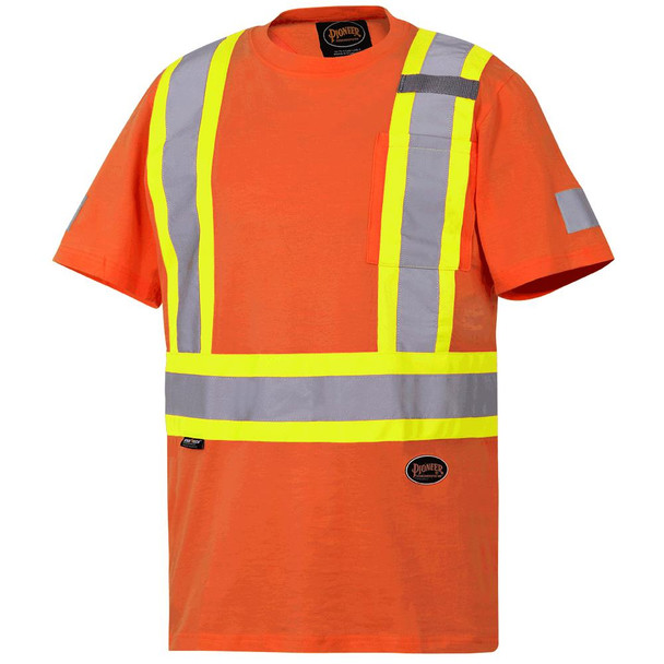 Hi-Vis 100% Cotton Safety T-Shirt | Pioneer 6978/6980/6976 | All Safety