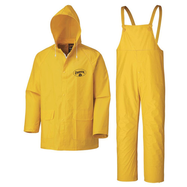 Fire Resistant 3-Piece PVC Rain Suit | Yellow | Pioneer 578 | All Safety