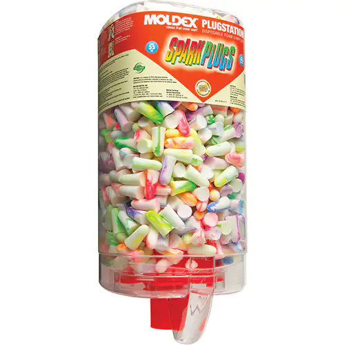 SparkPlugs Plugstation Earplugs Dispenser, 6645 | Box of 500 | Moldex | All Safety