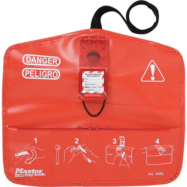 Seal Tight Handle-Off Valve Lockout, Ball Type | Master Lock 468L