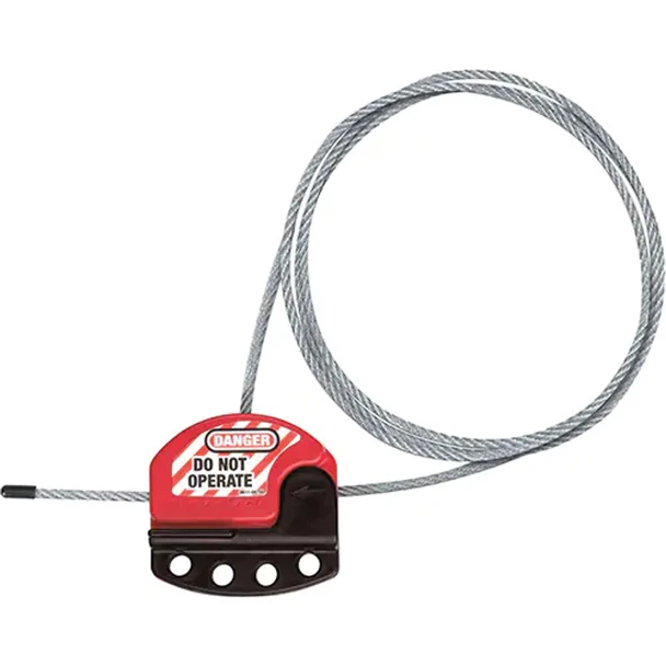 Adjustable Cable Lockouts - 3' Length | Master Lock | All Safety