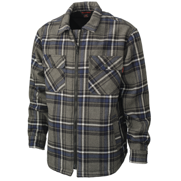 Sherpa Bonded Flannel Jac-Shirt | Tough Duck | All Safety