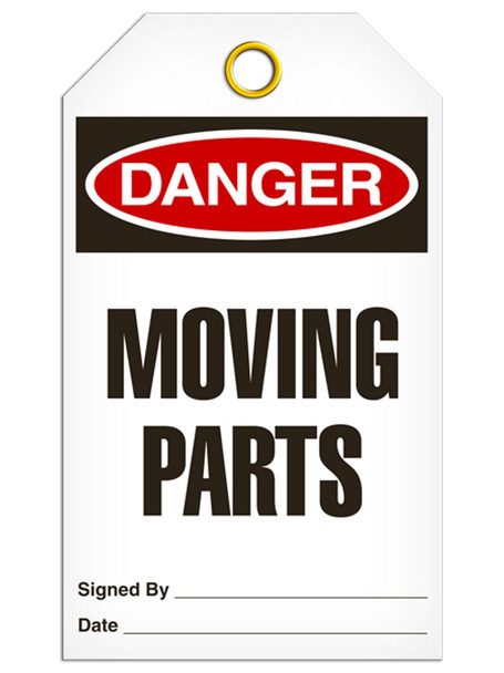 Danger - Moving Parts | Pack /25 | INCOM TG1076