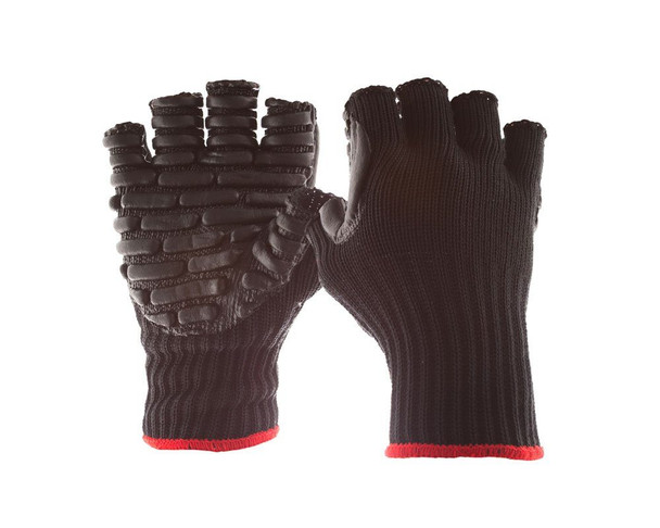 Blackmaxx Touch Glove - Half Finger Design | Impacto | All Safety