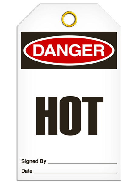 Danger - Hot | Pack /25 | Incom Signs | All Safety
