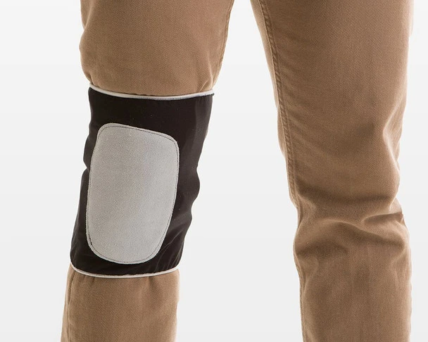 Stretch Polyester and Suede Leather VEP Kneepad | Impacto | All Safety