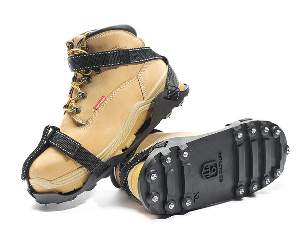 IMPACTO Sasquatch Ice Traction Overshoes - Sandal Style Ice Cleat SASQ