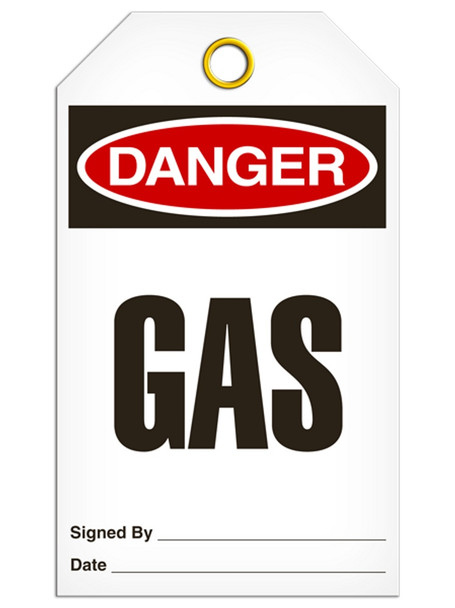 Danger - Gas | Pack of 25 | INCOM TG1010