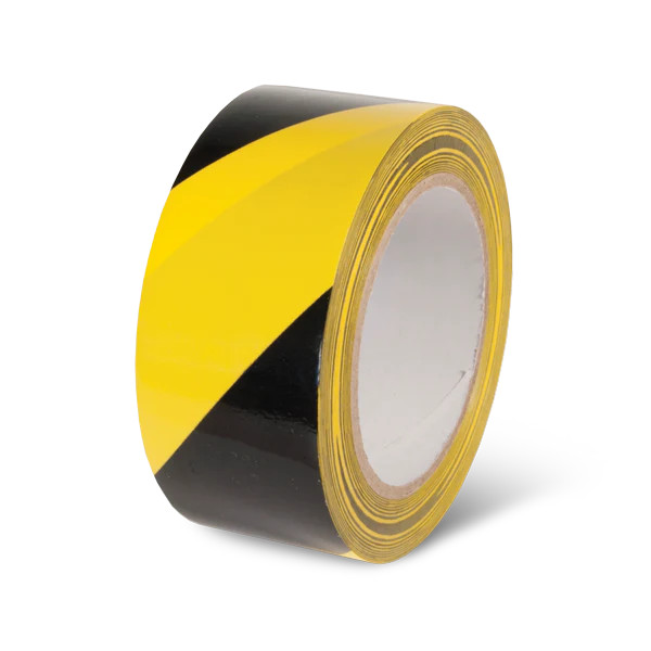 Laminated Hazard Warning Stripe Marking Tape (54 ft) | Incom Signs | All Safety