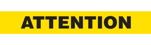 ATTENTION Barricade Tape | Value (1.5 MIL) | Incom Signs | All Safety