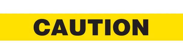 CAUTION Barricade Tape | Pack of 12 | Contractor (2.0 MIL) | Incom Signs | All Safety