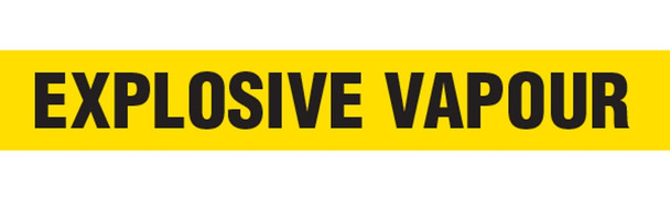 EXPLOSIVE VAPOUR Barricade Tape | Pack of 12 | Contractor (2.0 MIL) | INCOM BT1006