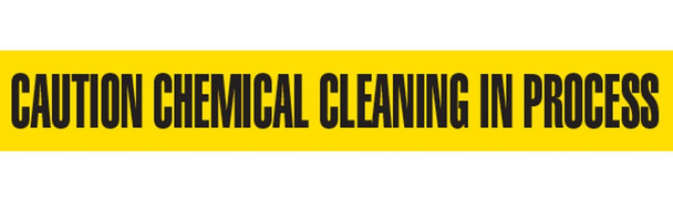 CAUTION CHEMICAL Barricade Tape | Pack of 12 | Contractor (2.0 MIL) | INCOM BT1007