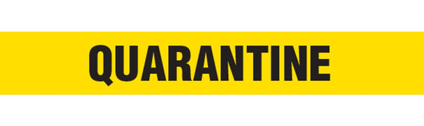 QUARANTINE Barricade Tape | Contractor (2.0 MIL) | Incom Signs | All Safety