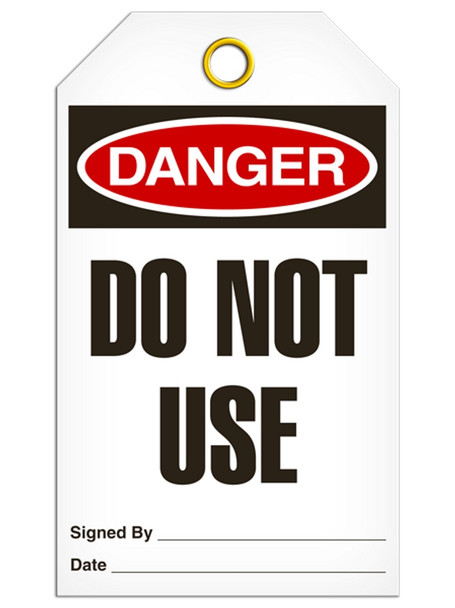 Danger - Do Not Use Safety Tag | Pack of 25 | Incom Signs | All Safety