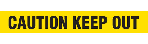 CAUTION KEEP OUT Barricade Tape | Contractor (2.0 MIL) | Incom Signs | All Safety