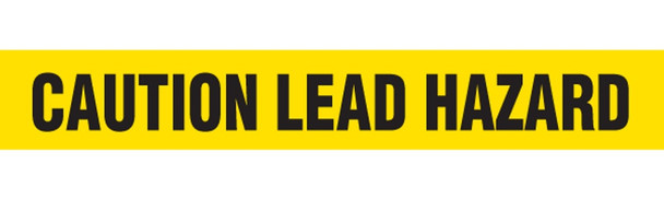 CAUTION LEAD HAZARD Barricade Tape | Contractor (2.0 MIL) | Incom Signs | All Safety