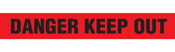 DANGER KEEP OUT Barricade Tape | Contractor (2.0 MIL) | Incom Signs | All Safety
