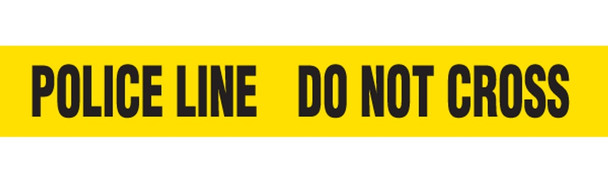 POLICE LINE Barricade Tape | Pack of 12 | Contractor (2.0 MIL) | Incom Signs | All Safety