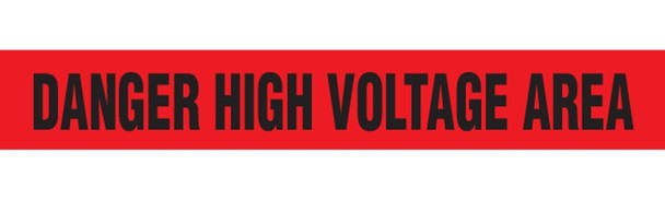 DANGER VOLTAGE Barricade Tape | Contractor (2.0 MIL) | Incom Signs | All Safety