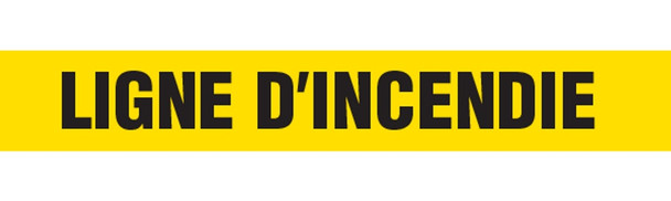 LIGNE D'INCENDIE Barricade Tape - Contractor Grade (Pack of 12 Rolls) BT1098