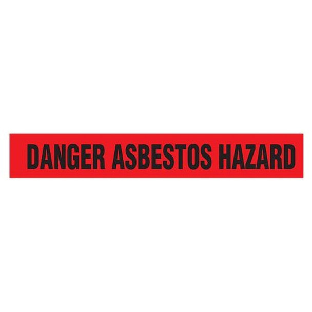 DANGER ASBESTOS HAZ Dispenser Boxed Barricade Tape | Incom Signs | All Safety