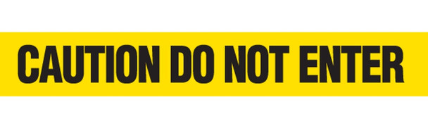 CAUTION DO NOT ENTER Heavy Duty Barricade Tape | Incom Signs | All  Safety