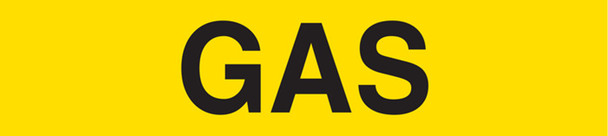 2" x 54' GAS Pipe Marker Tape | Incom Signs | All Safety